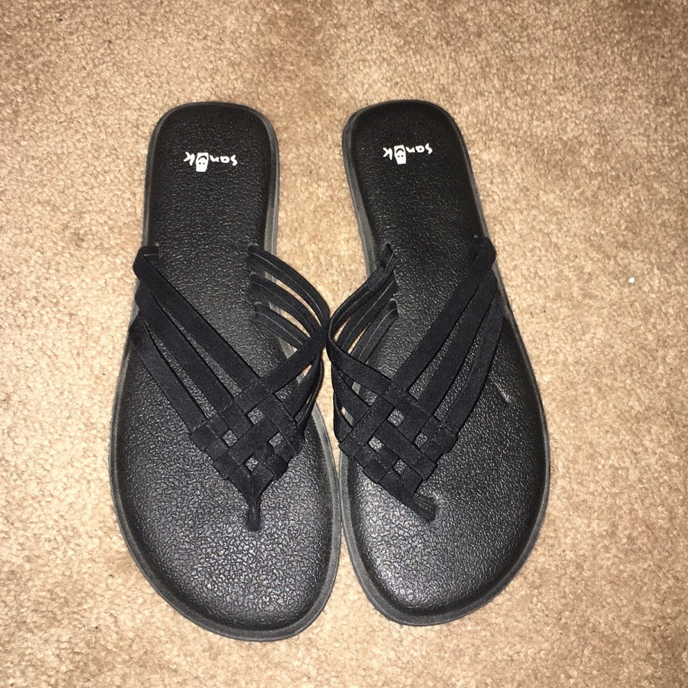 Sanuk sandals yoga cushioning size 7